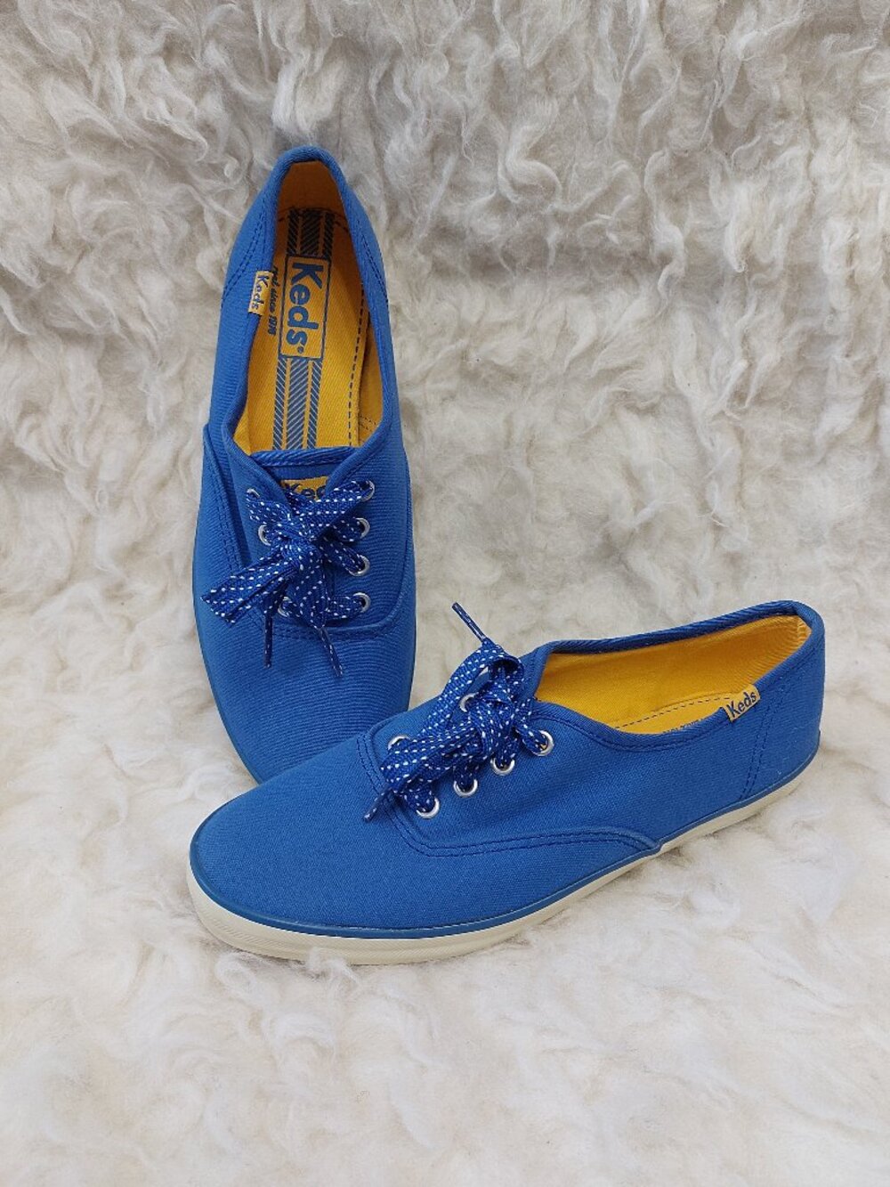 Keds Champion Canvas Lace Up Sneakers Trainers US 6.5